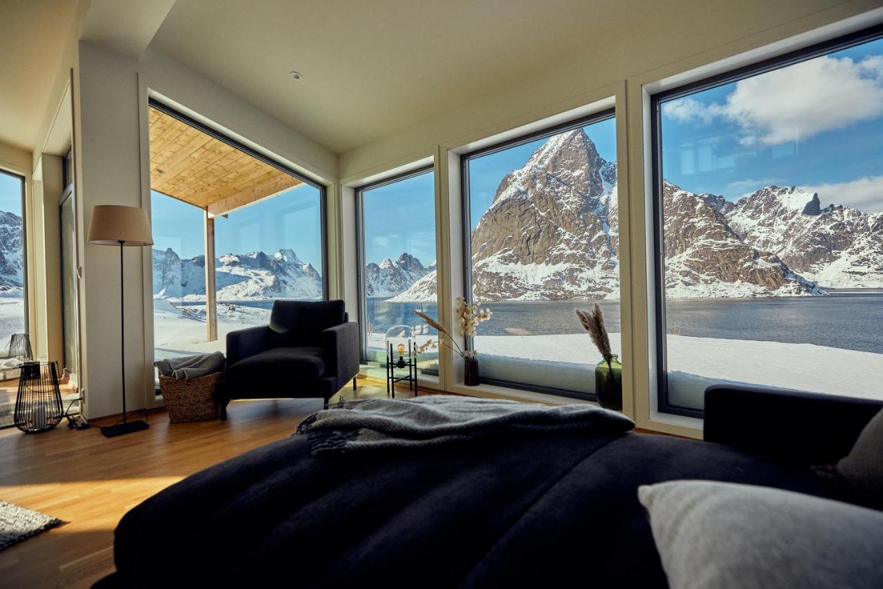 Lofoten Panorama Luxury Home With Sauna In 雷讷 外观 照片