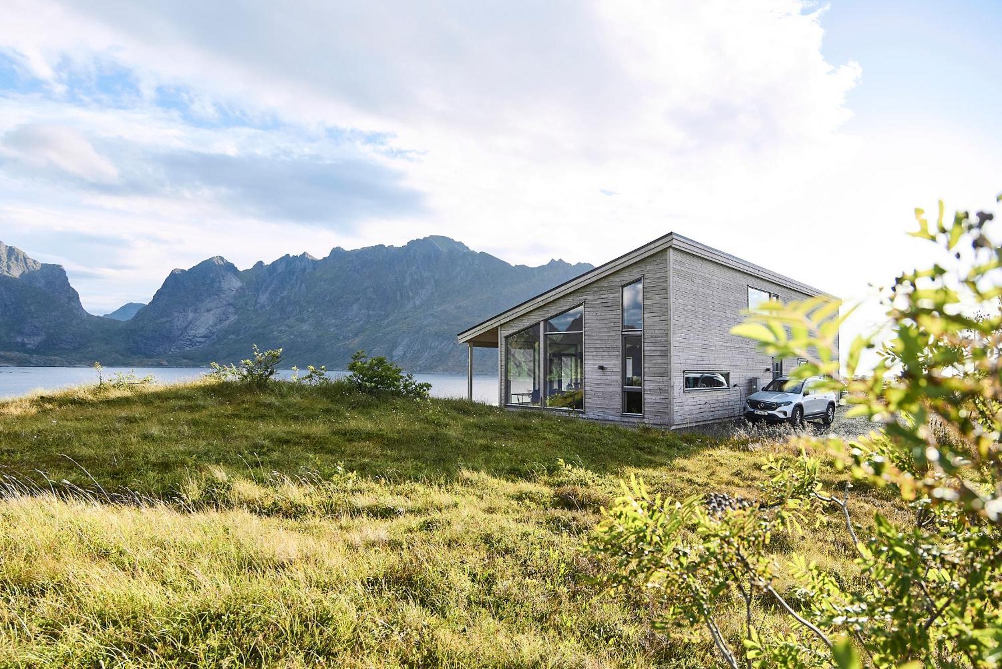 Lofoten Panorama Luxury Home With Sauna In 雷讷 外观 照片